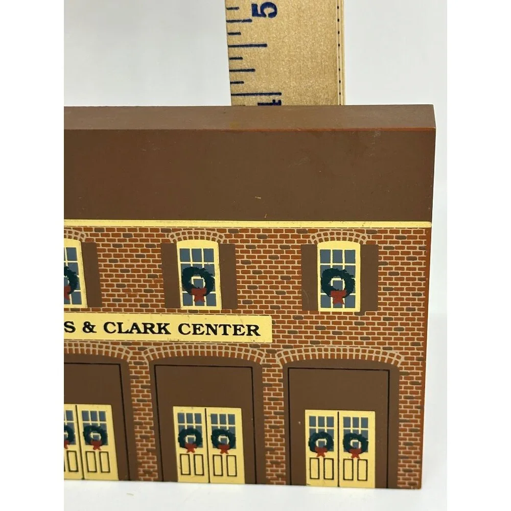 VTG 90's The Cat's‎ Meow St. Charles Lewis & Clark Center Christmas Decor Shelf